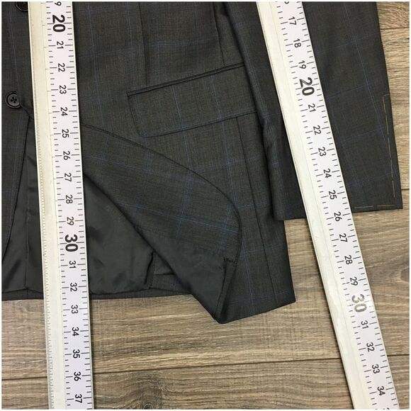 New Jos A Bank Mens Blazer Sport Coat 2 Button Casual Jacket Size 42L‎ Wool Suit - Picture 11 of 14